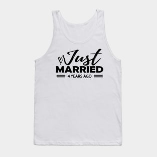 4th Wedding Anniversary - 4 years anniversary Tank Top